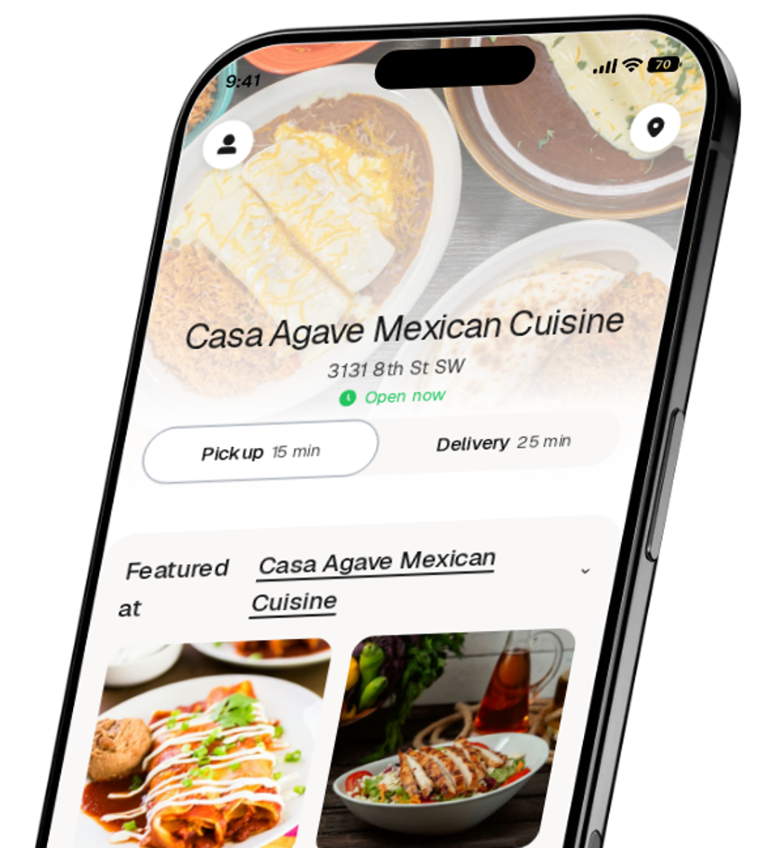 Casa Agave Mexican Cuisine app preview