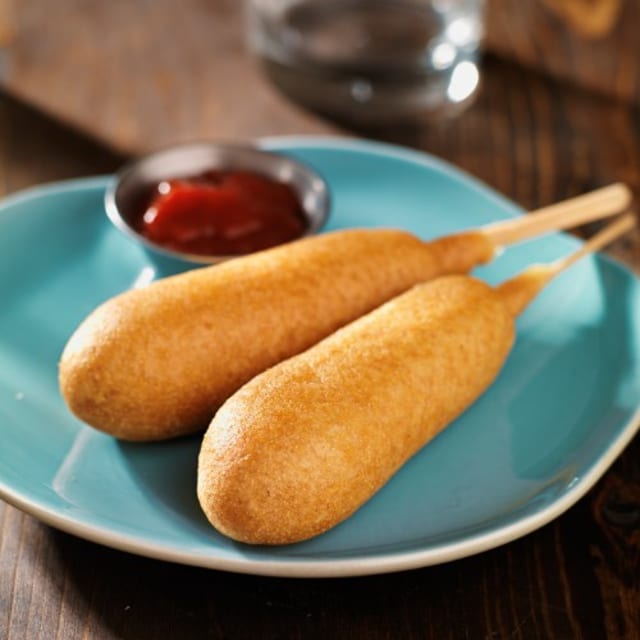 Corn Dogs and Fries.