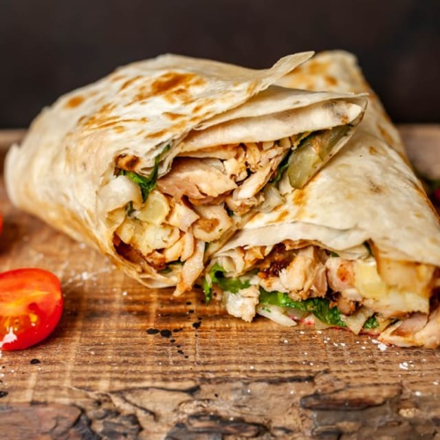 Chicken burrito.