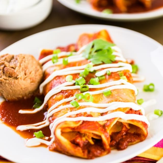 Cheese enchilada.