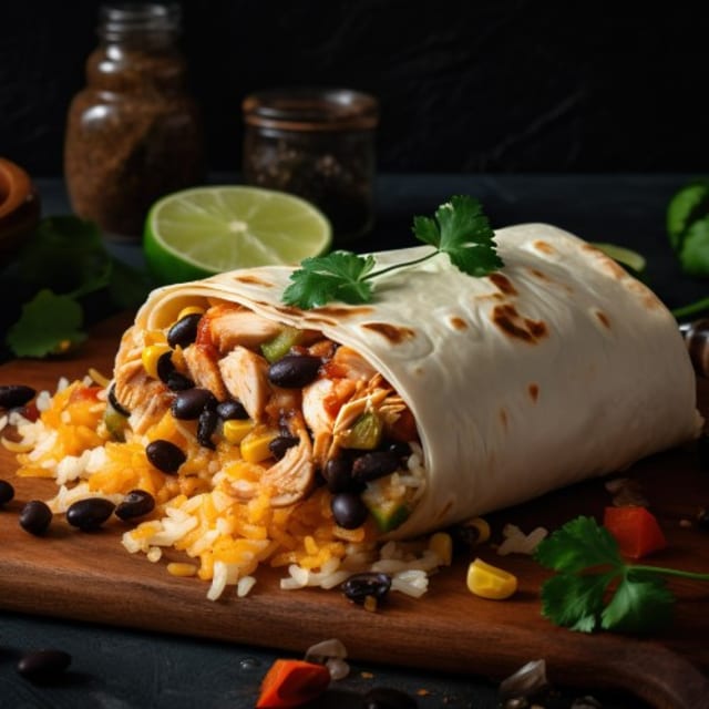 Bean burrito.