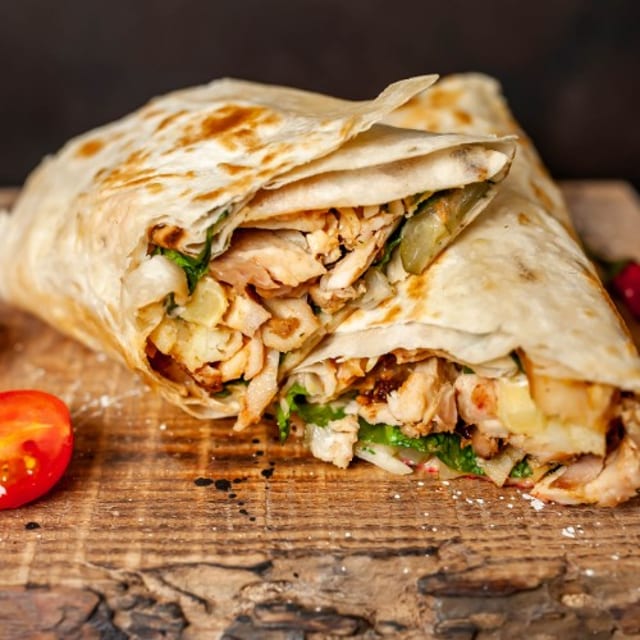 Grilled Steak/Chicken Burrito.