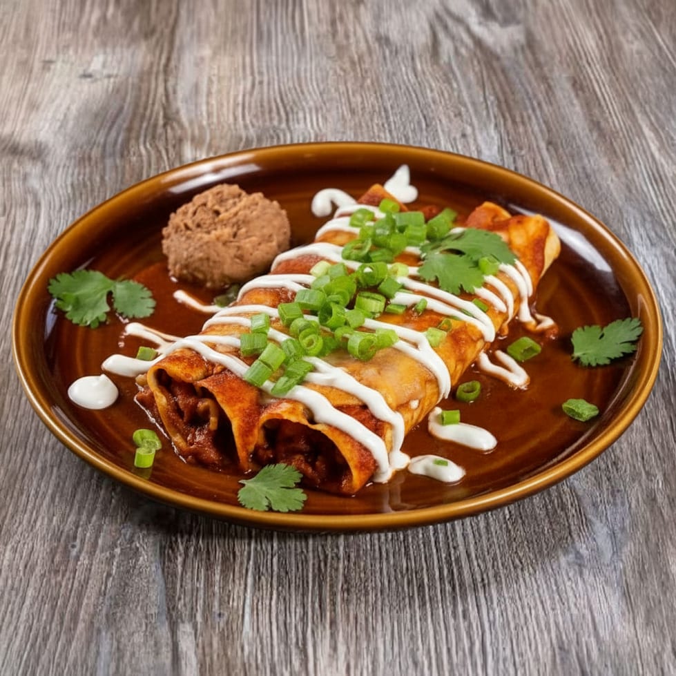 Beef Enchilada.